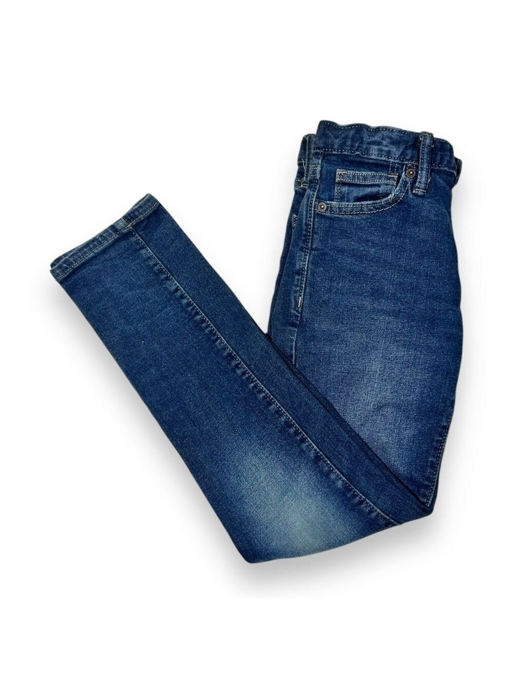 Old Navy Boy’s Built in Flex Skinny Jeans Dark Wash Size 10